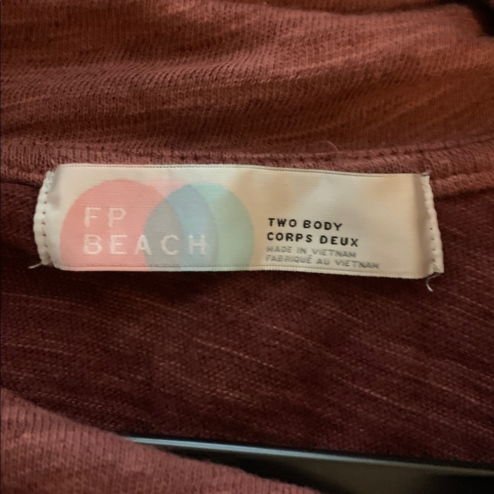 Free People Beach Cozy Cowl Neck Sweater, Size Medium, Good Condition - Picture 2 of 3